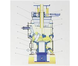 碗式中速磨煤机结构图（带动态分离器）
