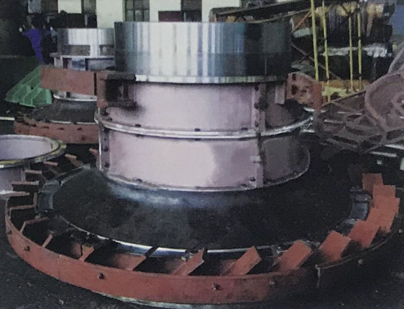 组装磨碗和叶轮装置